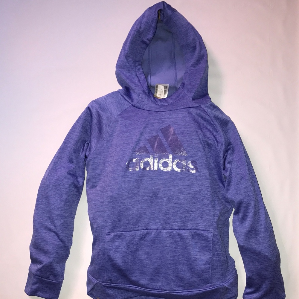 Adidas Blue Lilac Shimmer Hoodie